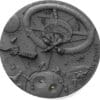 2018 $1 Space Mining with Chondrite Meteorite 1oz Silver Coin