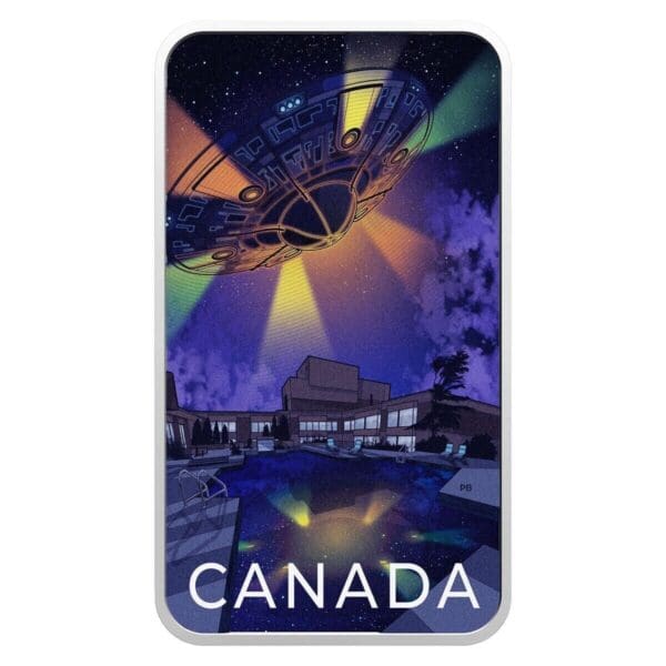 2021 $20 Canada's Unexplained Phenomena The Montreal Incident Silver Coin