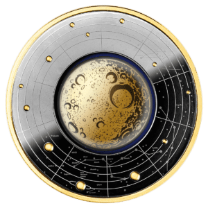 2021 Solar System – Moon Silver Ruthenium Coin