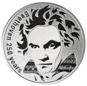 2020 Beethoven 250 Years Silver Coin