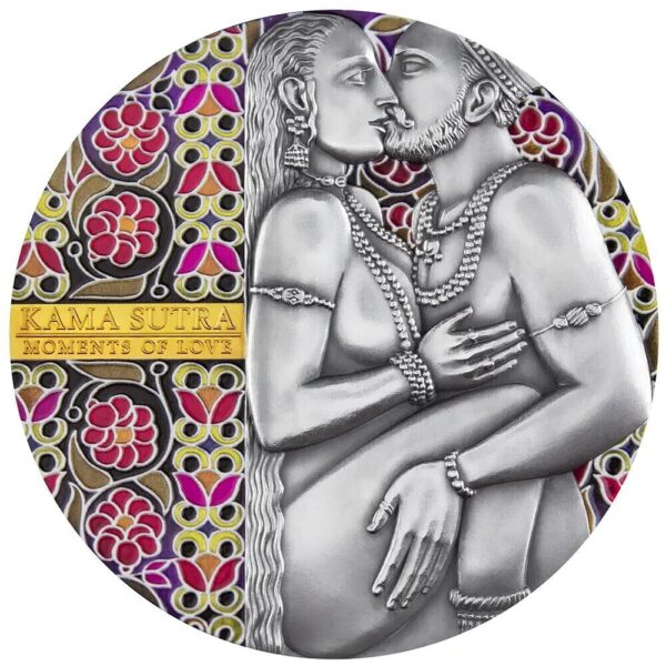 2019 Moments of Love Kama Sutra 3oz Silver Coin