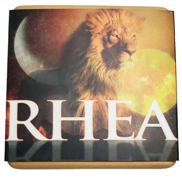 2022 $2 Titans Rhea Mother of Pearl Insert 2oz Silver Coin - Image 3