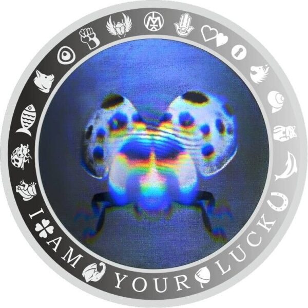 2022 $1 God Cow Ladybug Luck 1oz Silver Coin