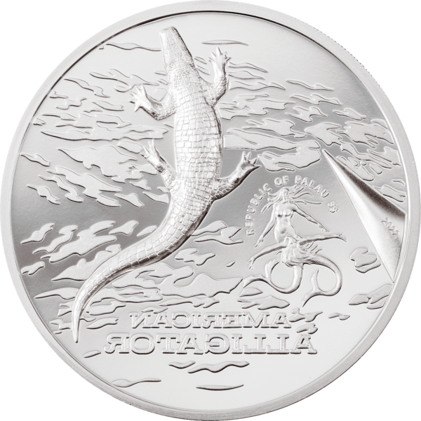 2022 $5 American Alligator 1oz Silver Coin - Image 2