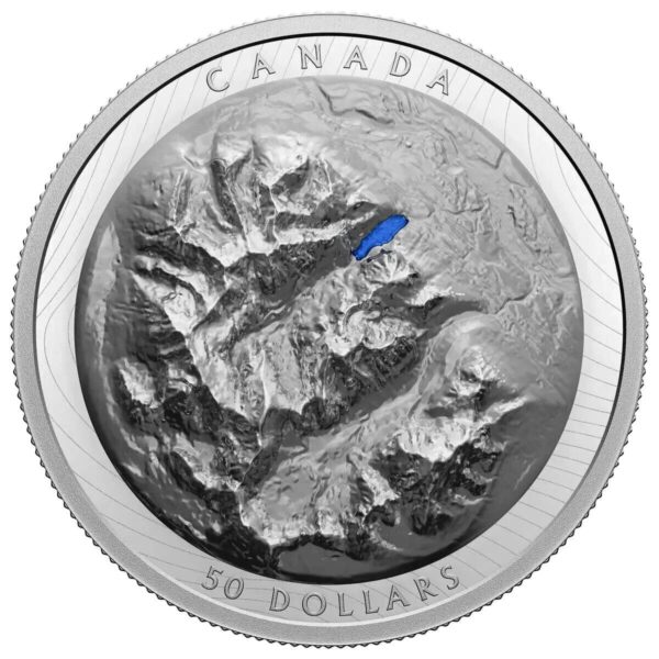 2021 $50 Lake Louise Silver Proof Coin