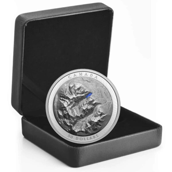 2021 $50 Lake Louise Silver Proof Coin - Image 2