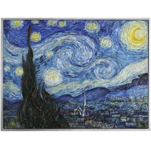 2021 Starry Night By Vincent Van Gogh 2oz Silver 33.5oz Copper Coin