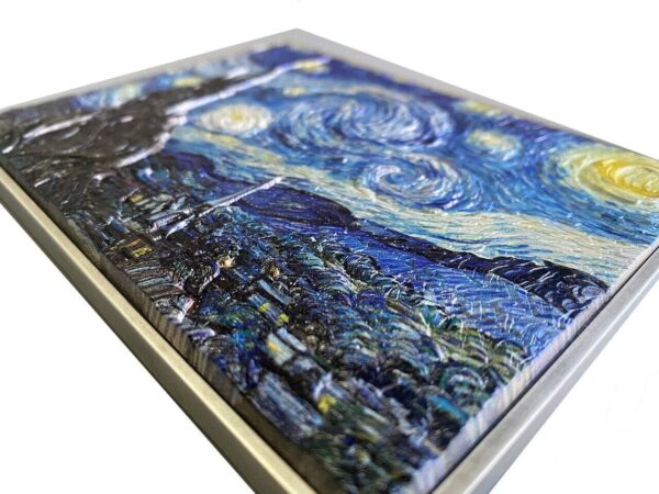 2021 Starry Night By Vincent Van Gogh 2oz Silver 33.5oz Copper Coin - Image 4