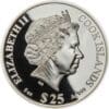 2023 $25 Lunar Year of the Rabbit Mother of Pearl 5oz Silver Coin - Image 2