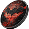 2022 $5 Dark Bat Bejeweled Maple Leaf 1oz Silver Coin - Image 2