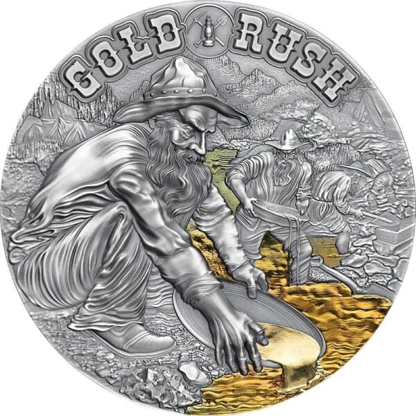 2021 Gold Rush Earth Treasures 50g Silver Coin