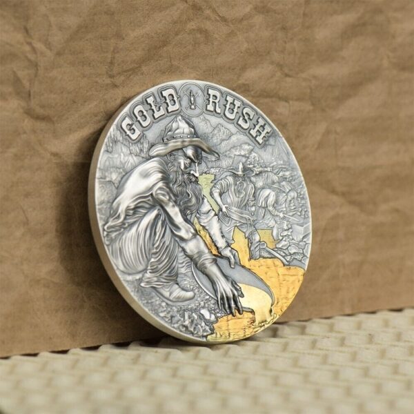 2021 Gold Rush Earth Treasures 50g Silver Coin - Image 2