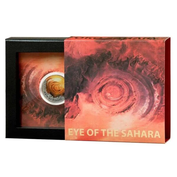 2016 $2 Eye Of The Sahara In The Circle Of Secret 1oz Silver Coin - Image 3