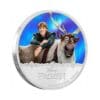 2016 $2 Disney Frozen Kristoff and Sven 1oz Silver Coin