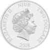 2018 $2 Disney Villains Evil Queen 1oz Silver Coin - Image 2