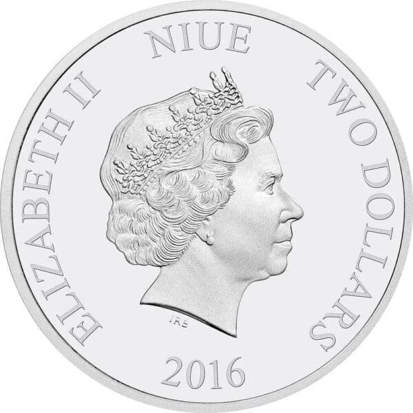 2016 $2 Disney Princess Pocahontas 1oz Silver Coin - Image 2