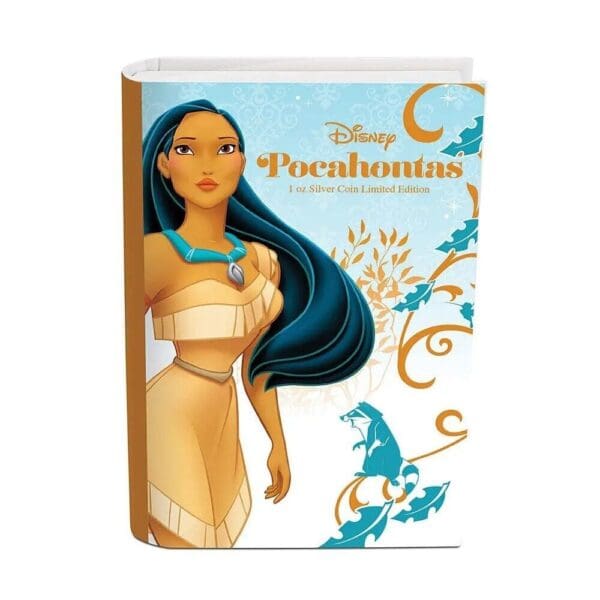 2016 $2 Disney Princess Pocahontas 1oz Silver Coin - Image 3