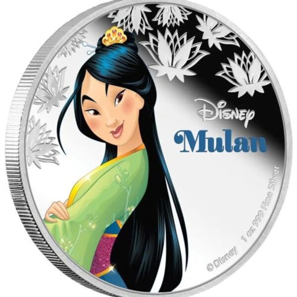 2016 $2 Disney Princess Mulan 1oz Silver Coin