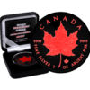 2023 $5 Maple Leaf Jewel Collection Ruby Ruthenium 1oz Silver Coin - Image 2