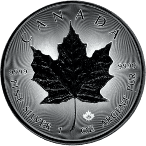 2023 $5 Maple Leaf Ruthenium 1oz Silver Coin