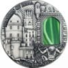 2014 $2 Secrets Of Pena Castle Crystal Art 2oz Silver Coin