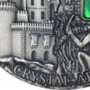 2014 $2 Secrets Of Pena Castle Crystal Art 2oz Silver Coin - Image 7