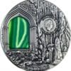 2014 $2 Secrets Of Pena Castle Crystal Art 2oz Silver Coin - Image 8