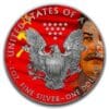 2014 $1 American Eagle USSR vs USA WWII Cold War Silver 1oz Coin - Image 2