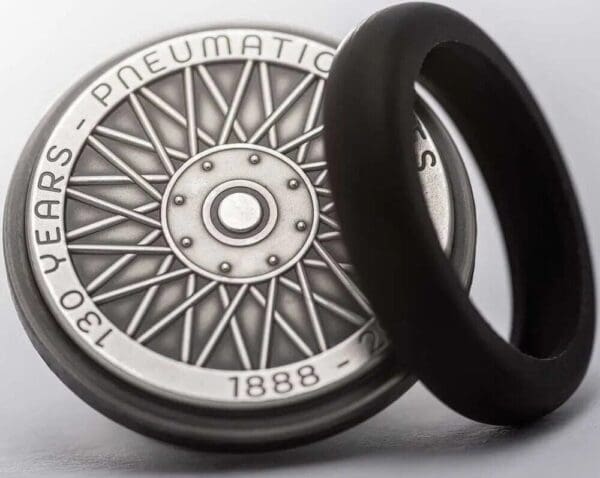 2018 $5 Pneumatic Tires 130th Anniversary 2oz Silver Coin - Image 3