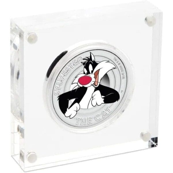 2018 50c Looney Tunes - Sylvester 1/2oz Silver Proof Coin - Image 2