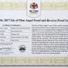 2017 Isle of Man 2-Coin Silver Angel Proof/Reverse Proof Set - Image 4