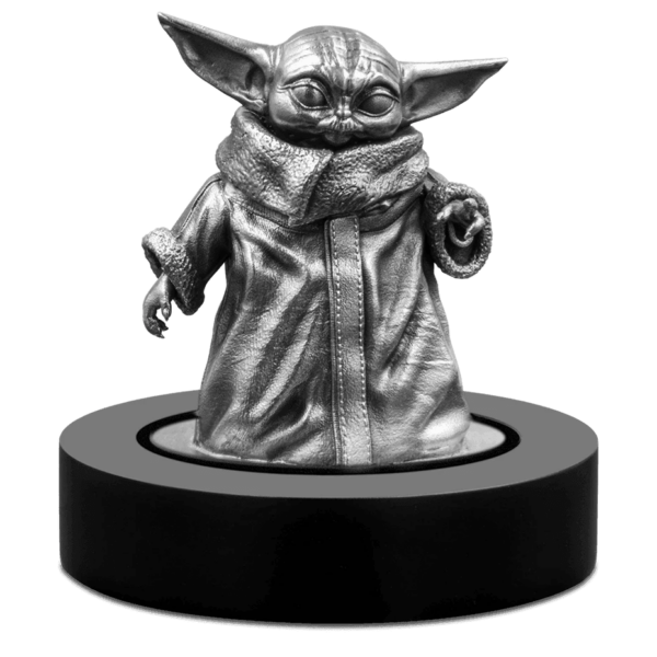 Star Wars The Child Baby Yoda 150g Silver Miniature Figurine