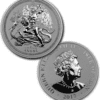 2017 Isle of Man 2-Coin Silver Angel Proof/Reverse Proof Set - Image 3