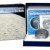 2016 Moon Lunar Nwa 10546 With Real Meteorite 1oz Silver Coin - Image 5