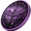 2022 $5 Purple Bat Bejeweled Maple Leaf 1oz Silver Coin - Image 2