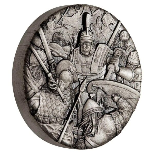 2018 Romans, Vikings & Hussars - Warfare Series 2oz Silver Coins - Image 4