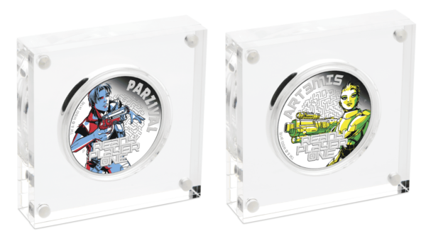 2018 $1 Ready Player One 4 x 1oz Silver Proof 4 Coin Set - Image 4