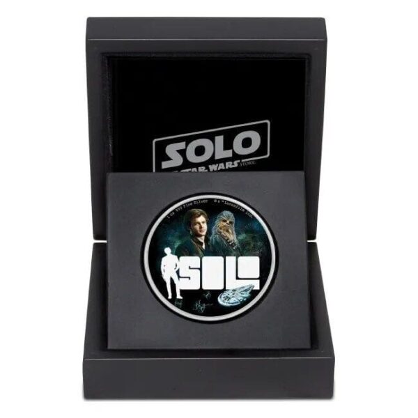 2018 Solo A Star Wars Story 1oz Silver Coin - Image 2