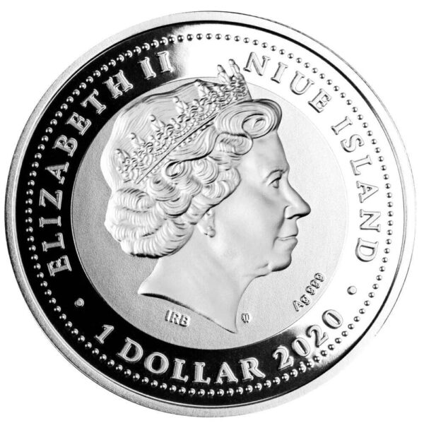 2020 $1 In Victoria Silver Selective Gilded Proof Coin - Image 2