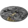 2019 $1 Space Mining II Meteorite Gilded 1oz Silver Coin - Image 2