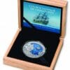 2020 $10 James Cook Discovery 250th Anniversary 3oz Silver Coin - Image 3