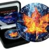 2019 $5 Ice & Fire Special Edition Maple leaf 1oz Silver Coin - Image 2