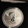 2019 $5 Ice & Fire Special Edition Maple leaf 1oz Silver Coin - Image 3