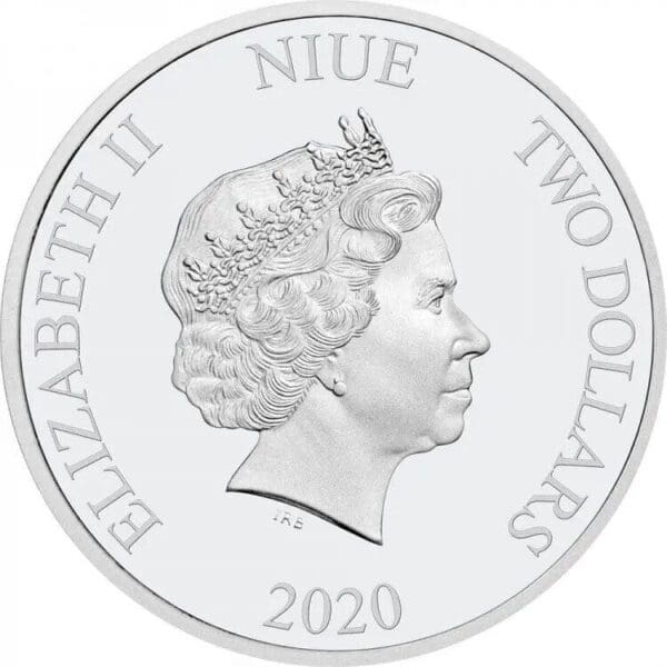 2020 $2 Disney Princess Gemstone Aurora 1oz Silver Coin - Image 2