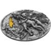 2019 $5 Chinggis Khaan 2oz Silver Gilded Coin - Image 2