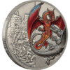 2019 $5 Mythical Dragons Red Dragon 2oz Silver Coin