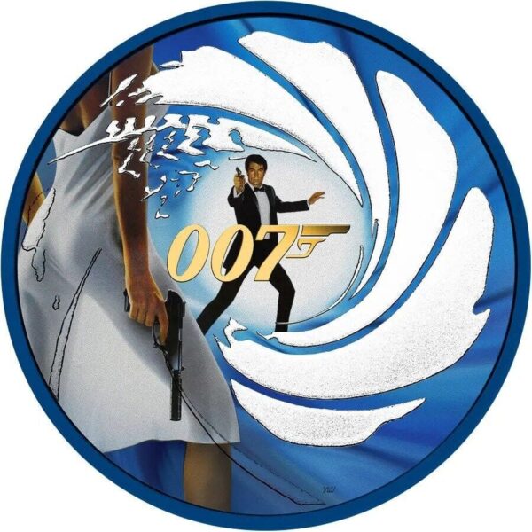 2020 $1 007 James Bond #6 Metallic 1oz Silver Coin