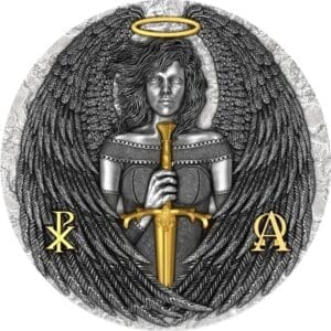 2021 "Good" – Good & Evil 2oz Silver Gilded Coin