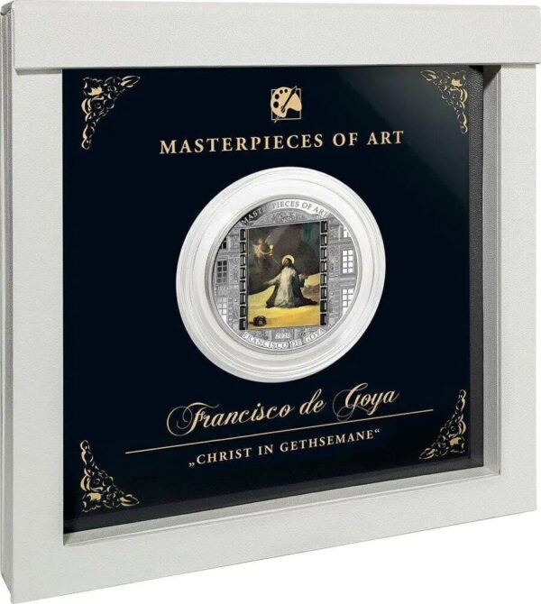 2020 $20 Masterpiece of Art Christ in Gethsemane Goy Easter Edition 3oz Silver Coin