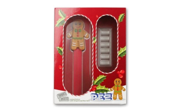 2020 PEZ® Gift Set Gingerbread Dispenser 6 x 5g Silver Wafers